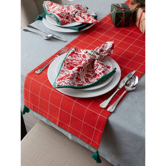 DII® 72" Christmas Woods Embellished Table Runner
